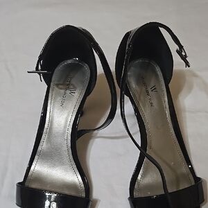 Worthington Black Stiletto Heels with Slingback Design